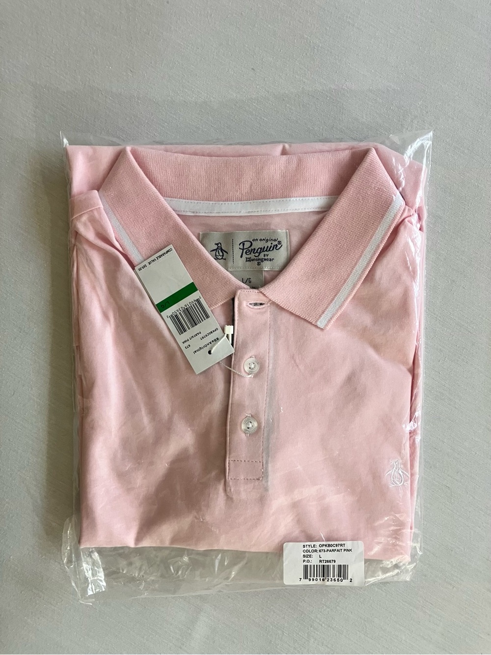 Penguin Pink Short-Sleeve Polo Shirt L - Picture 8 of 8